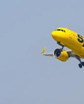 Spirit Airlines最繁忙的航线本月有近300个往返航班