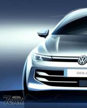 内燃机时代最后一次更新 第八代小改款Volkswagen Golf设计草图曝光