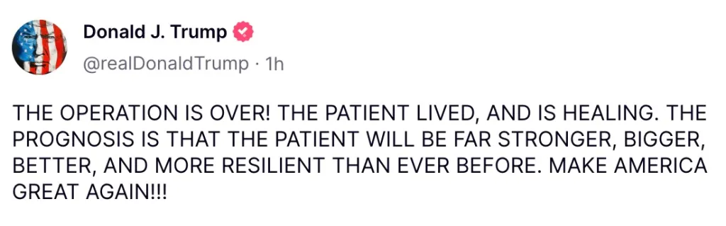 自夸“关税手术救活病夫美国” 特朗普给美股捅