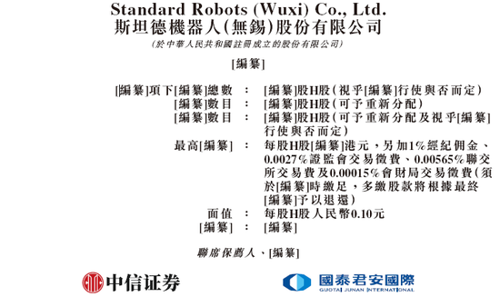 18C特专科技公司斯坦德机器人，递交IPO招