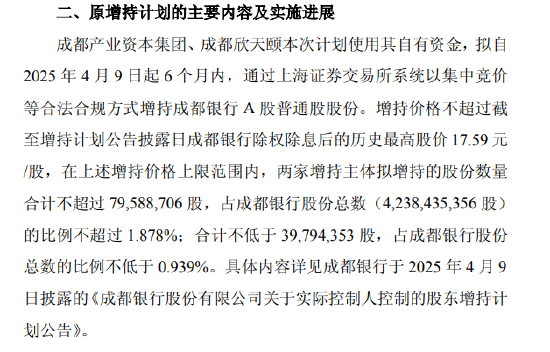 成都银行：成都产业资本集团、成都欣天